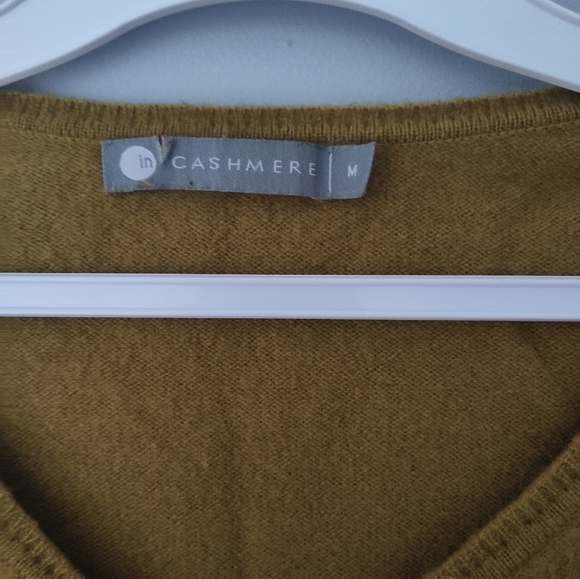 100% cashmere cozy sweater, Nice Mustard  colour - Picture 2 of 3